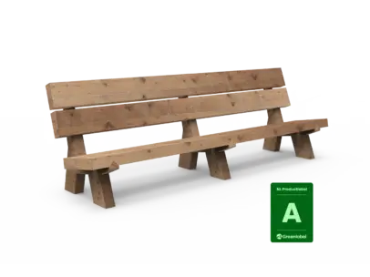 Vista enkelzits met rugleuning label A