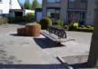 Wenters Doppelsitz mit Rückenlehne (Holz/Stahl) Parkbänke Grijsen Stadtmöbel