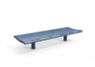 Rendering Wenters Doppelsitz (Stahl) Parkbänke Grijsen