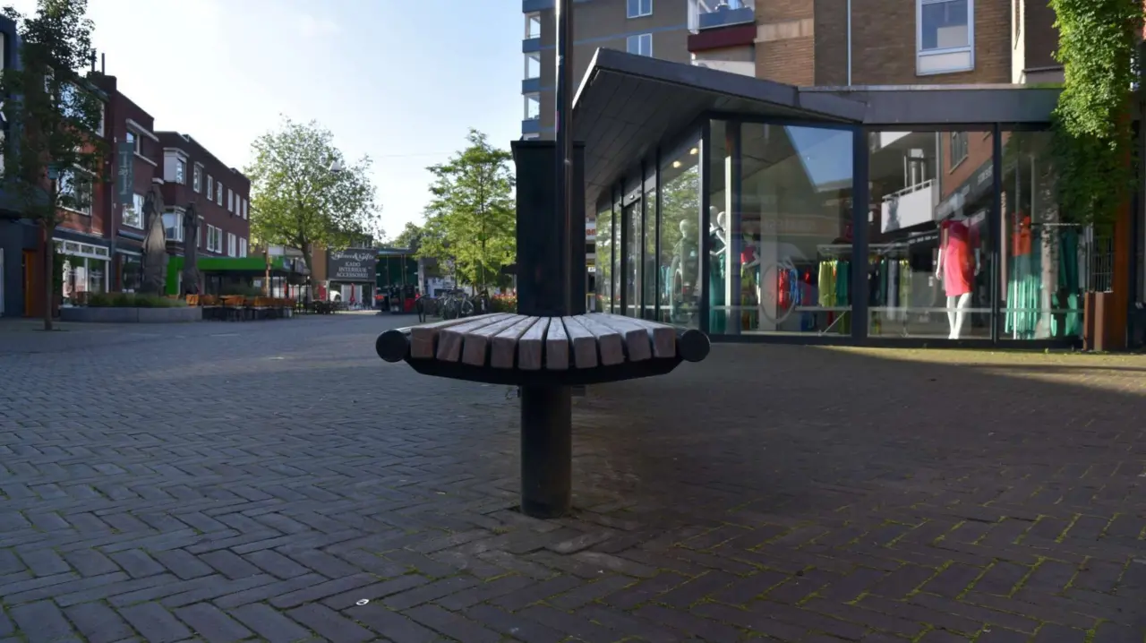 Outdoor bench Wenters enkelzits wood 4