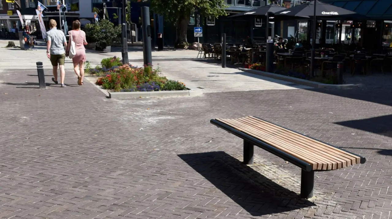 Outdoor bench Wenters enkelzits wood 5