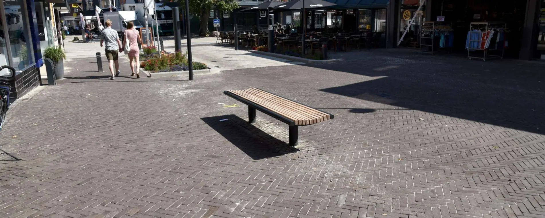Outdoor bench Wenters enkelzits wood 1