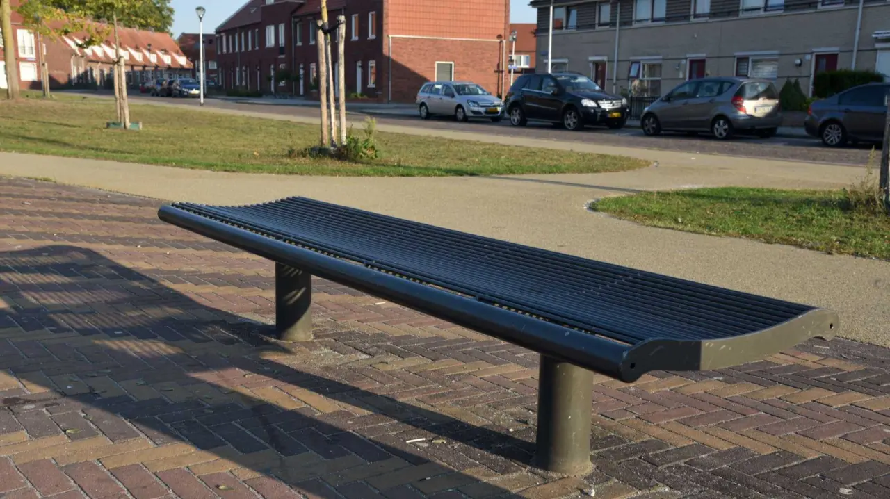 Wenters Einzelsitz (Stahl) Parkbänke Grijsen Stadtmobiliar