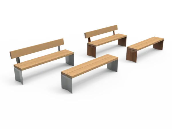 Buitenbanken serie Quadrat