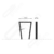 Fietsbeugels Cubic II 630 maattekening