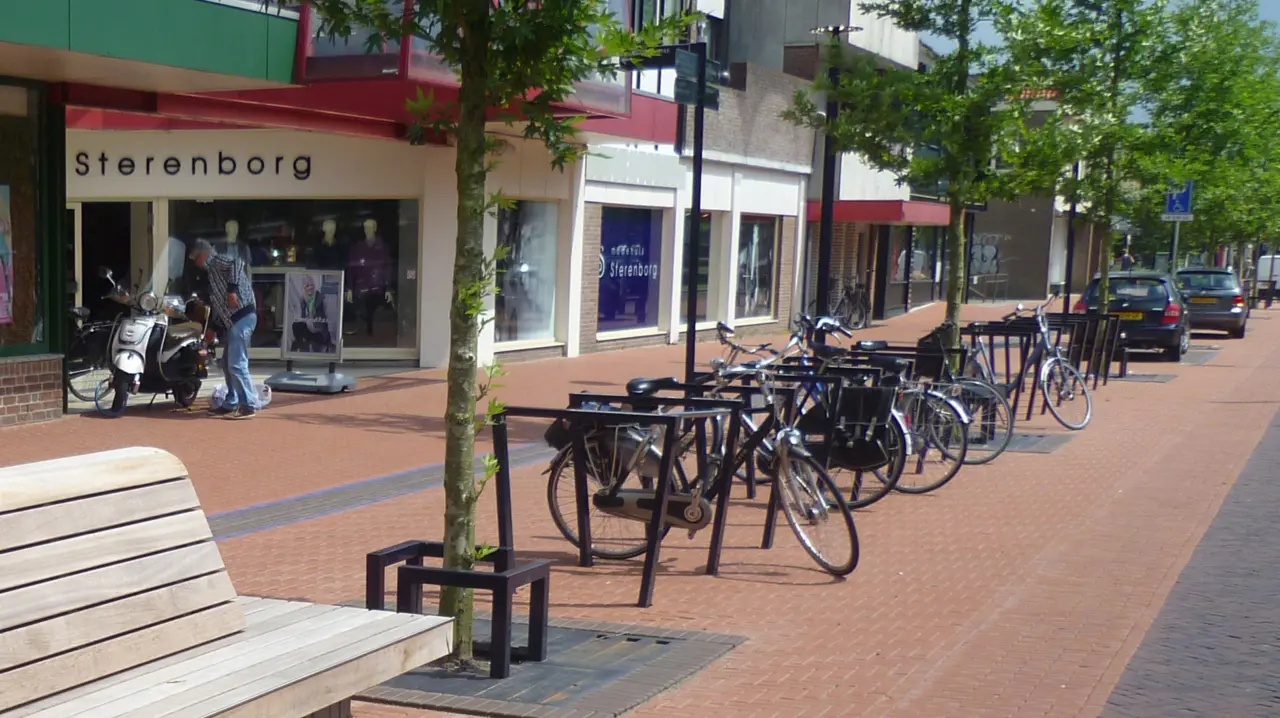 Fietsbeugel Cubic II (900) voor de openbare ruimte