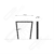 Fietsbeugel Cubic II (900) maattekening