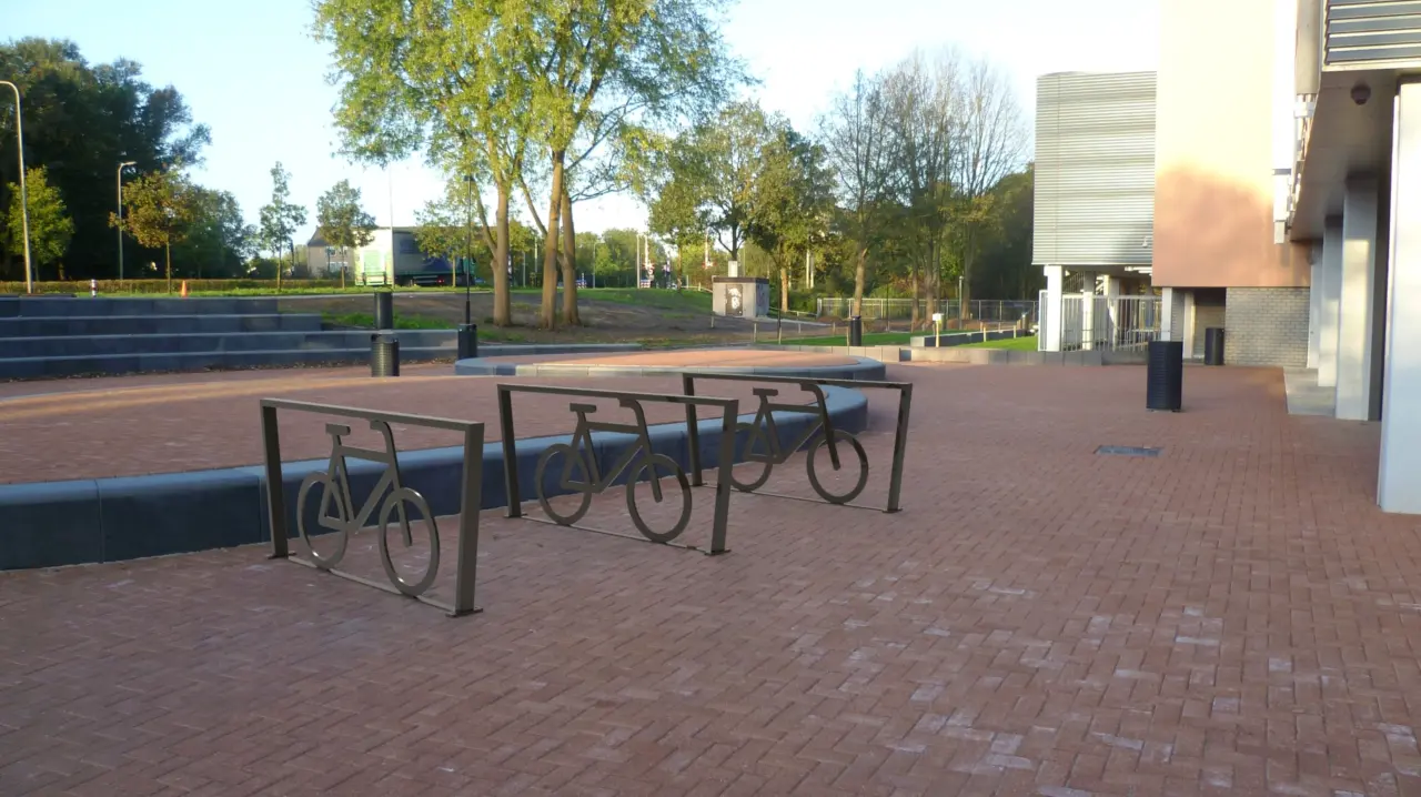 Fahrradbügel Sondermodell Cubic Doppel XL Grijsen Stadtmobiliar