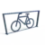 Rendering Cubic Doppel XL mit Fahrradlogo Fahrradbügel Grijsen Stadtmobiliar