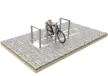 Inklapbare Square fietsbeugels productrender  0
