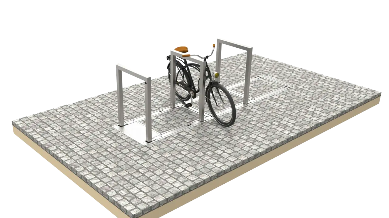 Inklapbare Square fietsbeugels productrender  0