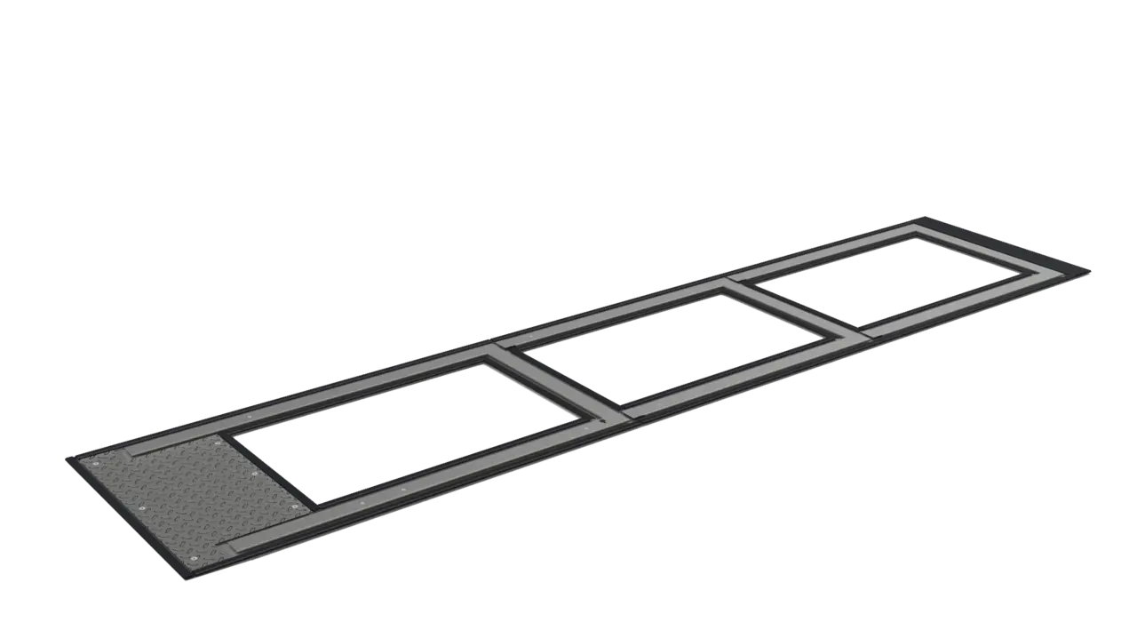 Inklapbare Square fietsbeugels productrender