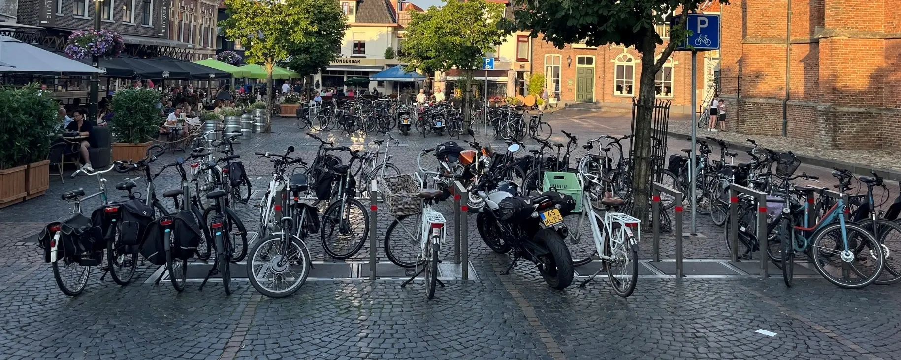 Inklapbare Square fietsbeugels voor de openbare ruimte