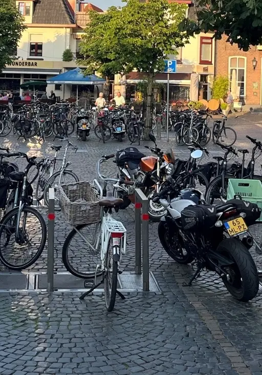 Inklapbare Square fietsbeugels voor de openbare ruimte