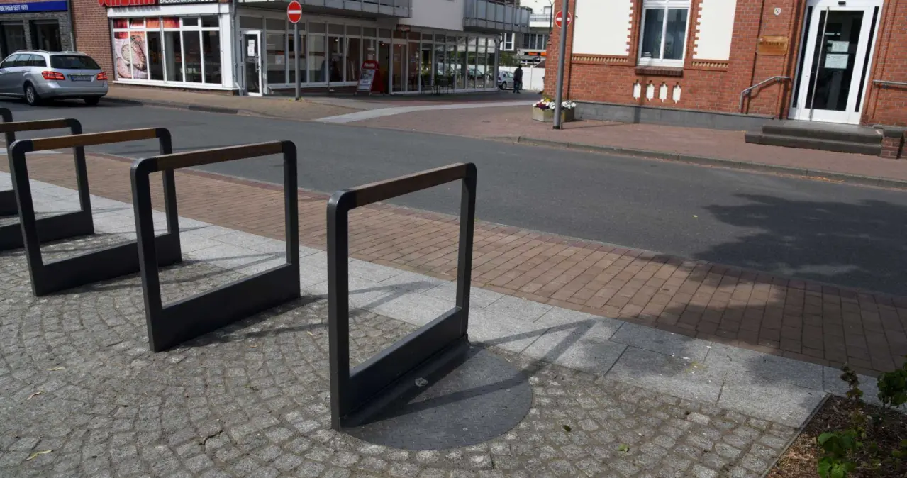 Retro Fahrradbügel Grijsen Stadtmobiliar