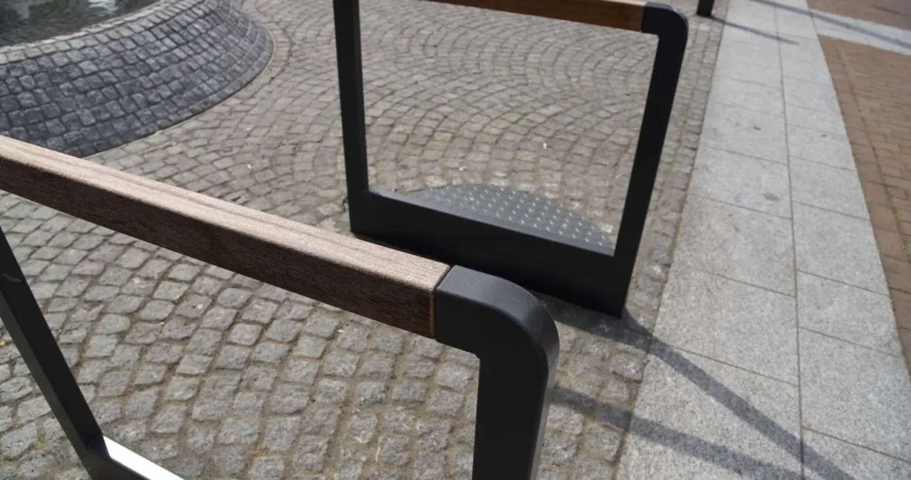 Retro Fahrradanlehnbügel Grijsen Stadtmobiliar