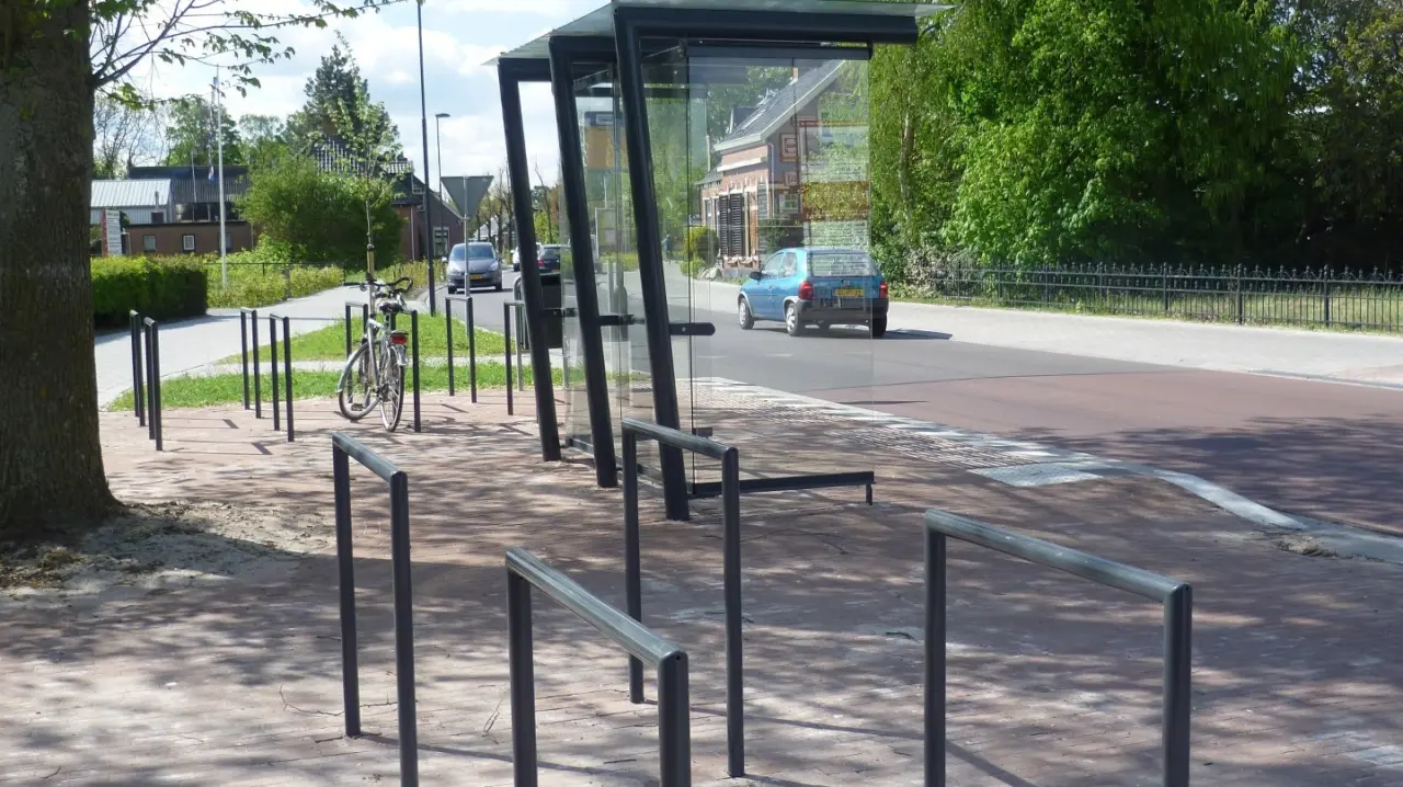 Rondo Doppel Fahrradanlehnbügel Grijsen Stadtmobiliar