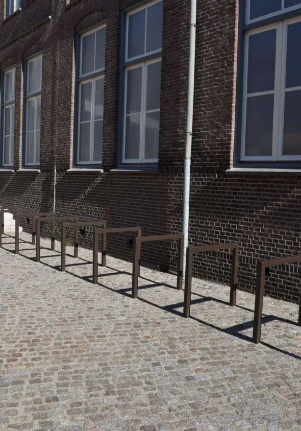 Fietsbeugel Square Dubbel voor de openbare ruimte
