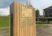 Information pillar Wooden Pillar in Veldhoven 2