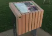 Lecturn custom made information pillar 4