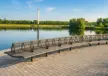 Parkbank Sondermodell Serie Wenters Grijsen 17 Park- und Stadtmobiliar