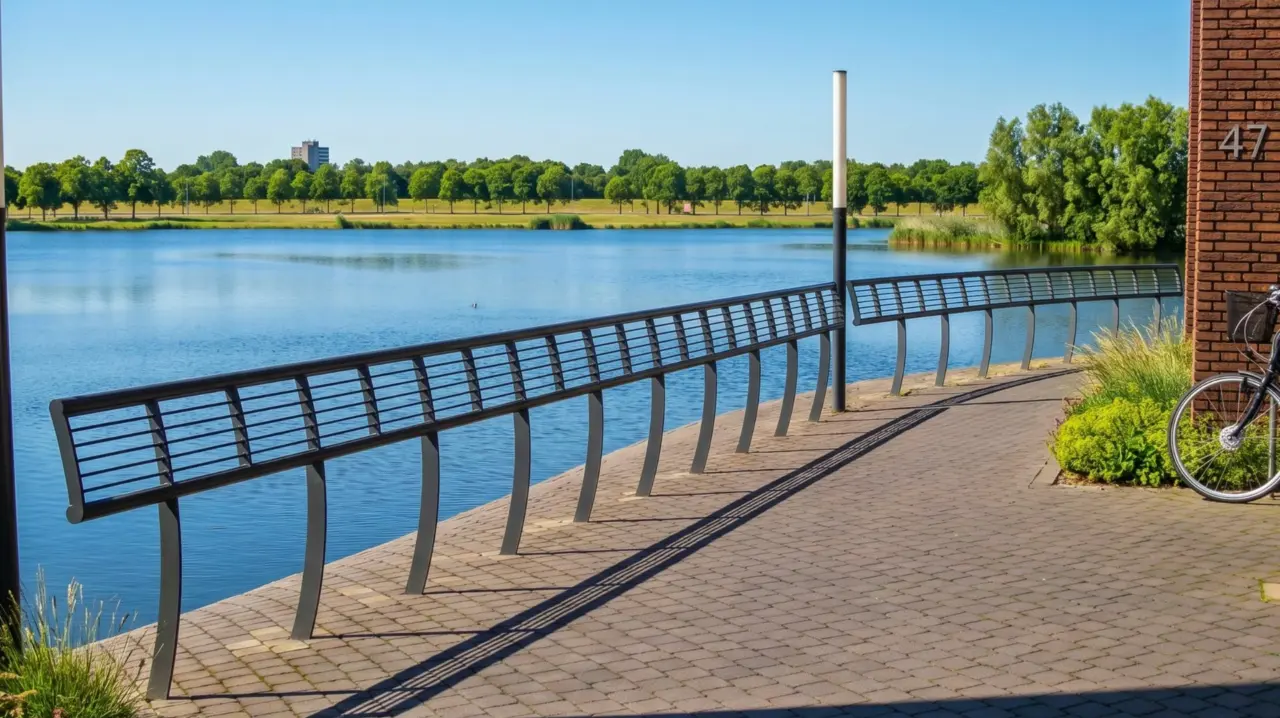 Parkbank Sondermodell Serie Wenters Grijsen 5 Park- und Stadtmobiliar