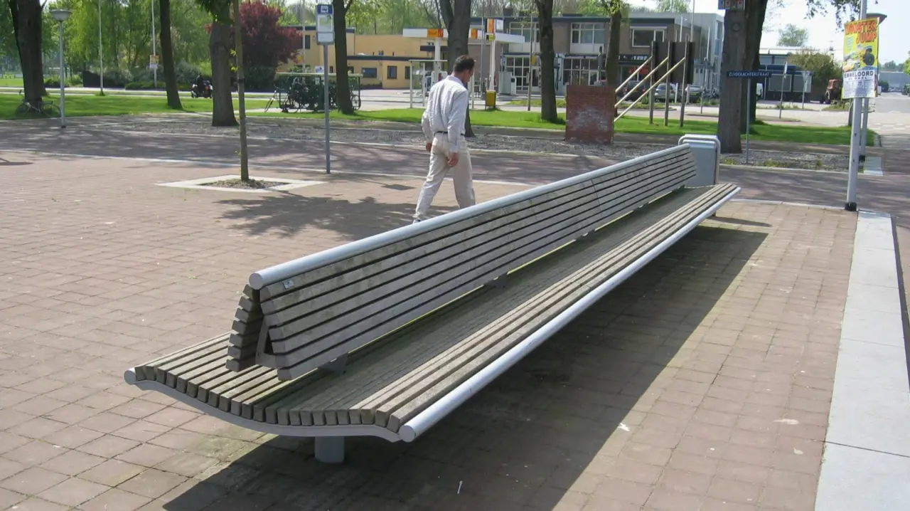 Parkbank Sondermodell Serie Wenters Grijsen 13 Park- und Stadtmobiliar