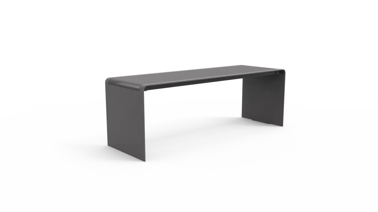 Productrender Bend Picnic table Grijsen 2