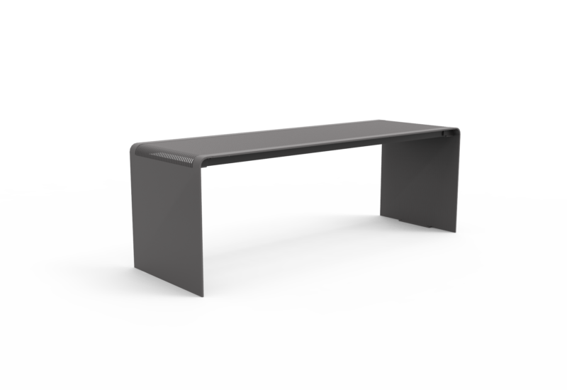 Productrender Bend Picnic table Grijsen 2
