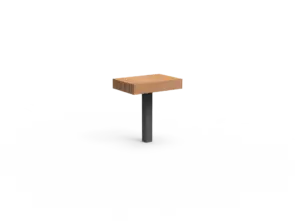 Productrender Plane tafel Duo Grijsen
