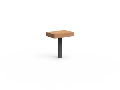 Productrender Plane tafel Duo Grijsen