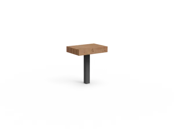 Productrender Plane tafel Duo Grijsen douglas