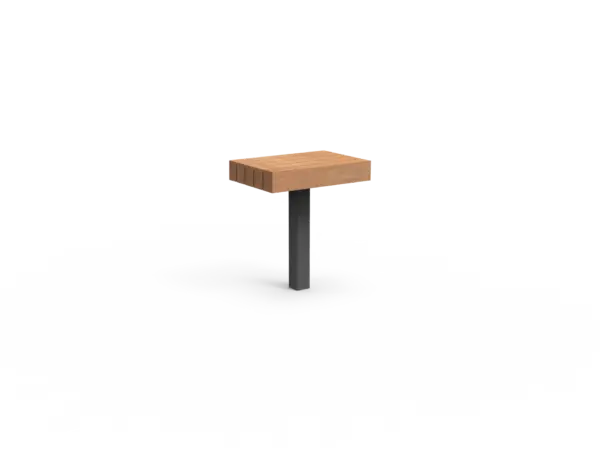 Productrender Plane tafel Duo Grijsen