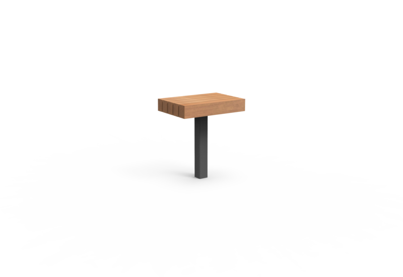 Productrender Plane tafel Duo Grijsen