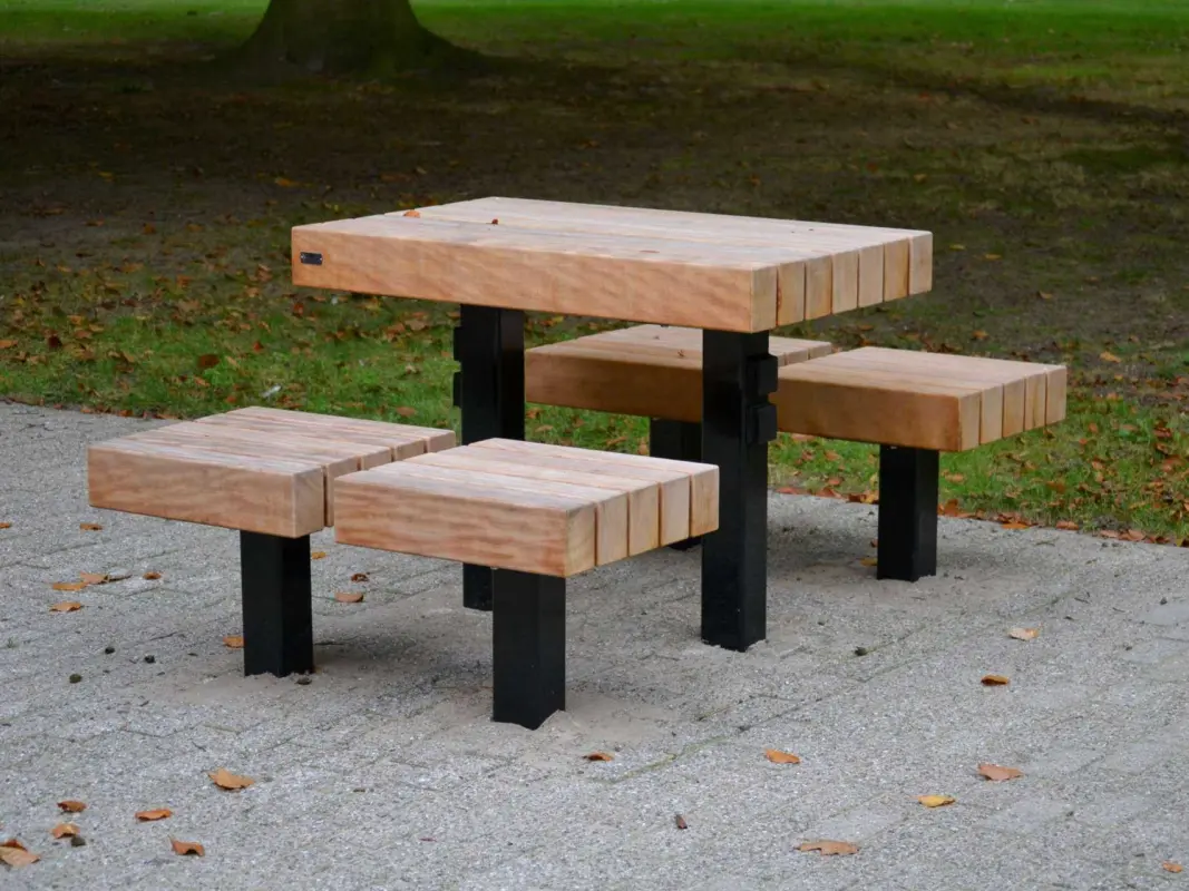 Picknickset Plane Swing voor de openbare ruimte