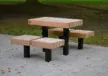 Picknickset Plane Swing voor de openbare ruimte