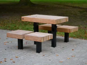 Picknickset Plane Swing voor de openbare ruimte
