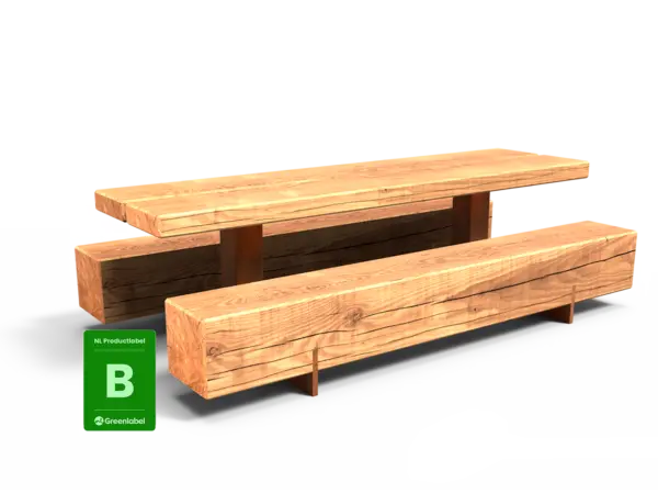 Productrender Pure Eco picknickset II Picknicksets NL Greenlabel Grijsen Label B