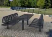 Picknickset Wenters met rugleuning openbare ruimte 5