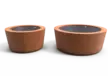 Planten boombak Cone Ø1500 2000 corten productrender
