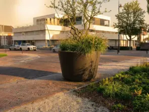 Plantenbak cone staal