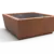Planten en boombak CUBIC corten 2000 productrender