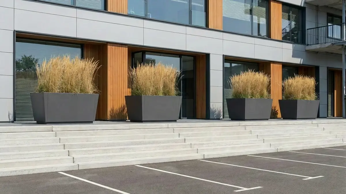 Plantenbak Cubic rvs gepoedercoat