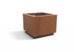 Planten en boombak LINEO corten1000x1000x800 productrender