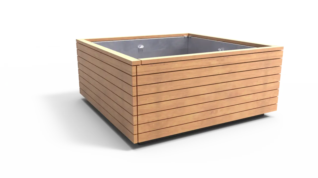 LINEO hout horizontaal 2000x2000x900 productrender