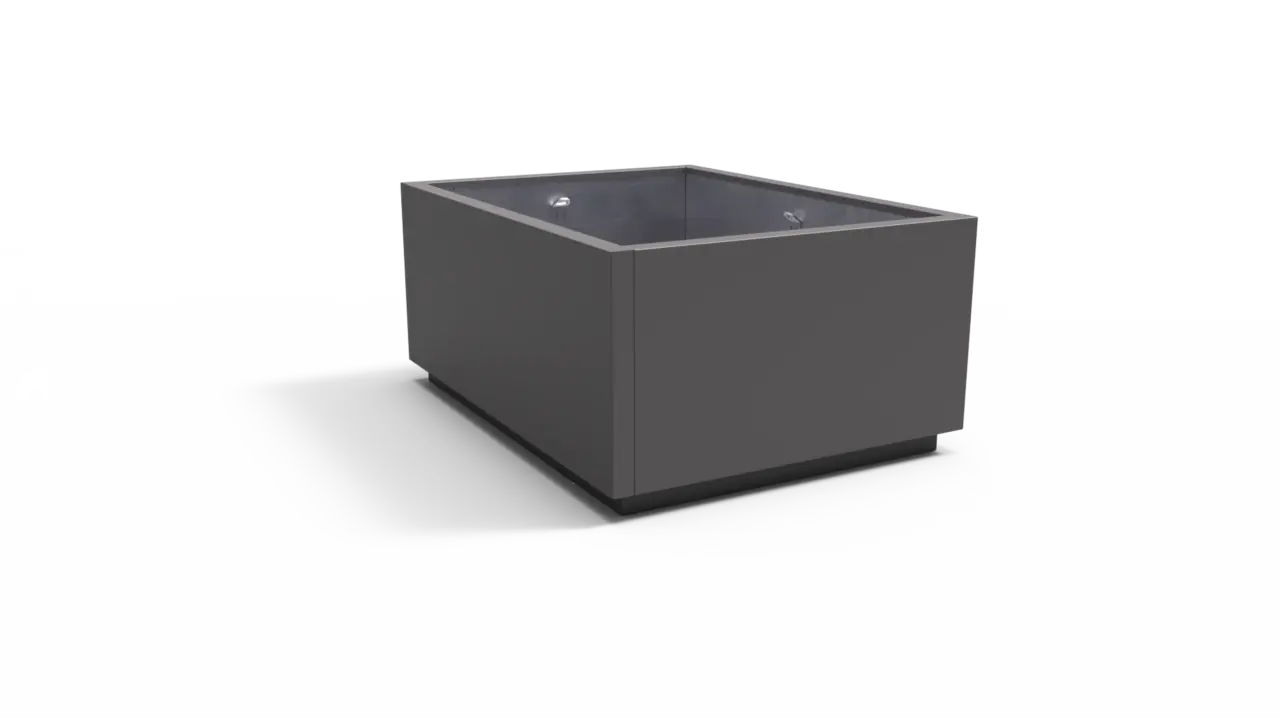 Planten en boombak LINEO 2000x1500x900 staal productrender