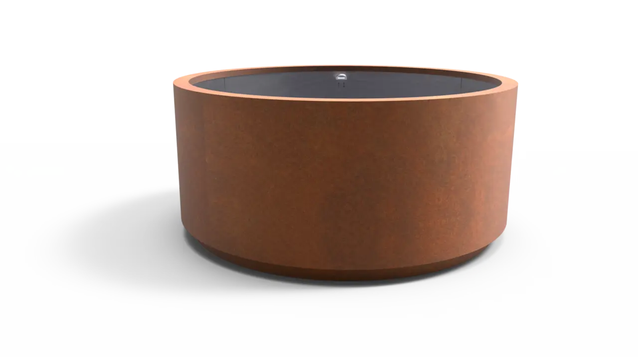 RONDO corten Ø2000x900 productrender