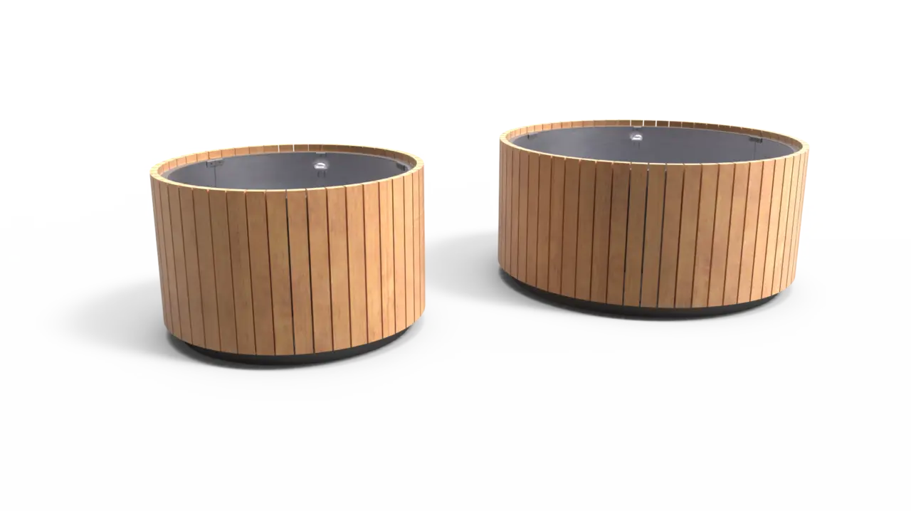 RONDO verticaal hout 2x productrender
