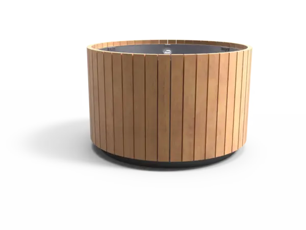 RONDO verticaal hout Ø1500x900 productrender