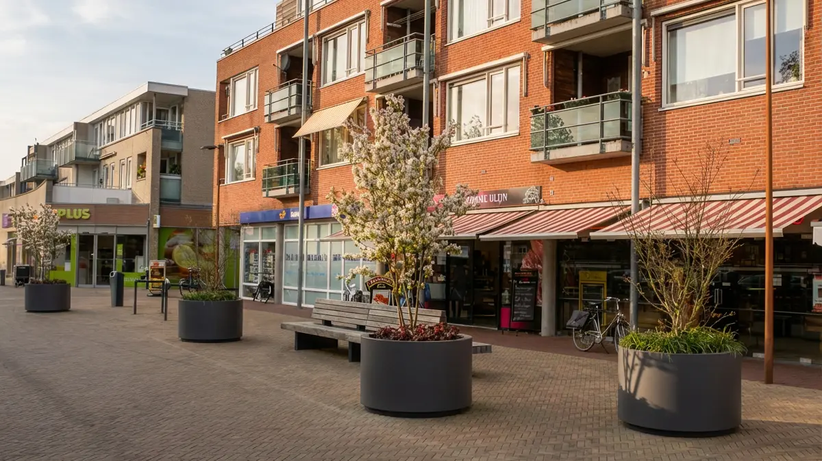 Plantenbak en boombak Rondo staal